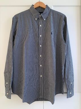 Ralph Lauren Long Sleeve Plaid Casual Button Down Shirt Men's size XL